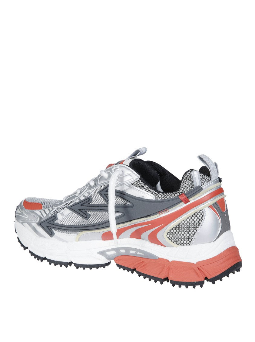 Off-White Silver Be Right Back Metallic Sneakers