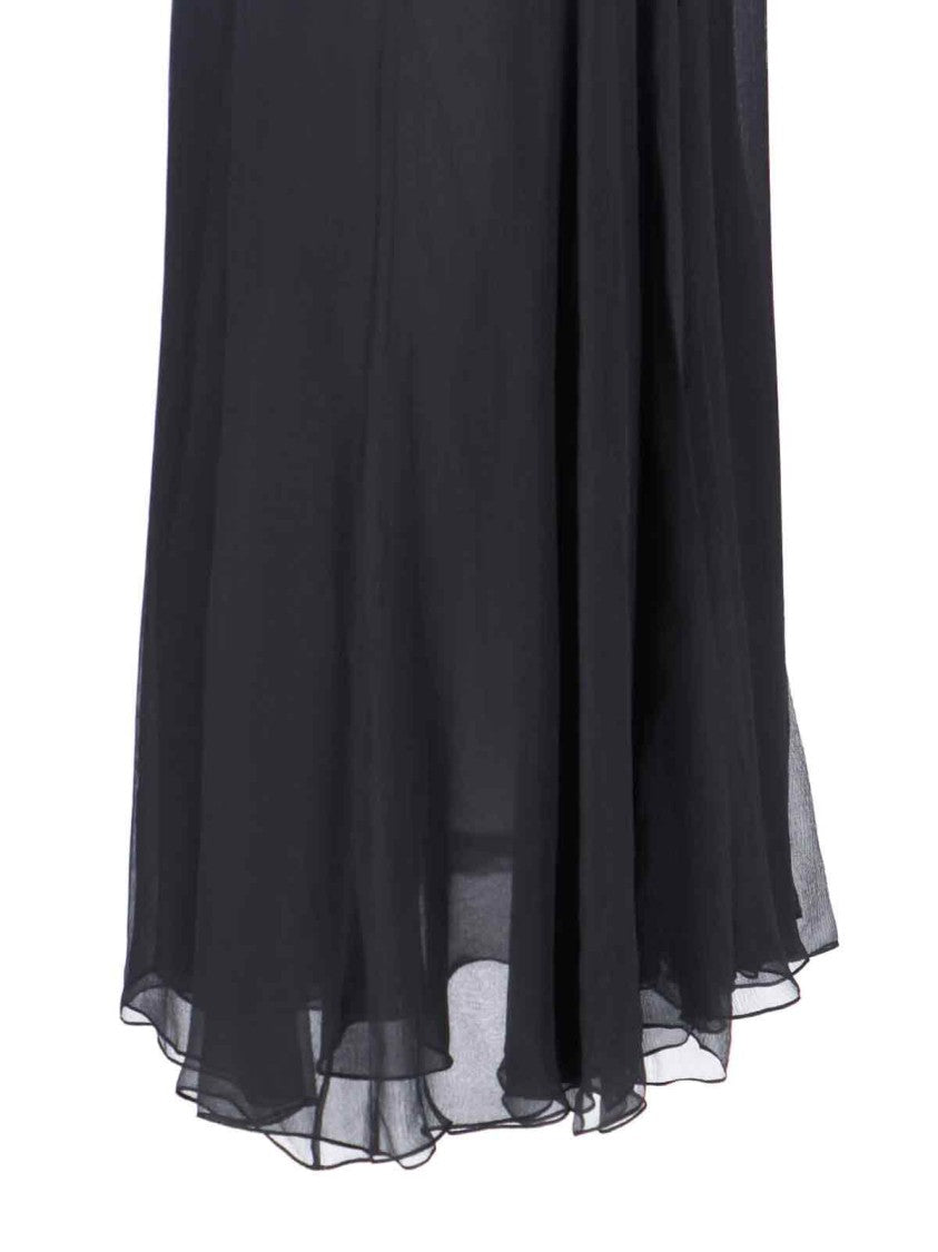 Chloé Silk Layered Ruffle Skirt With Mid-Rise Waist