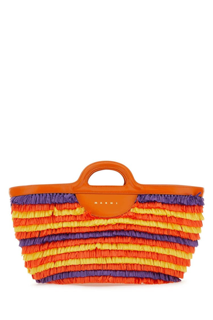 Marni Multicolor Fabric Tropicalia Summer Handbag