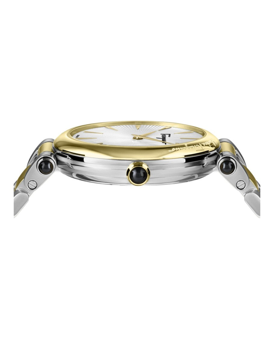 Ferragamo Idillio Bracelet Watch With Two-Tone Case