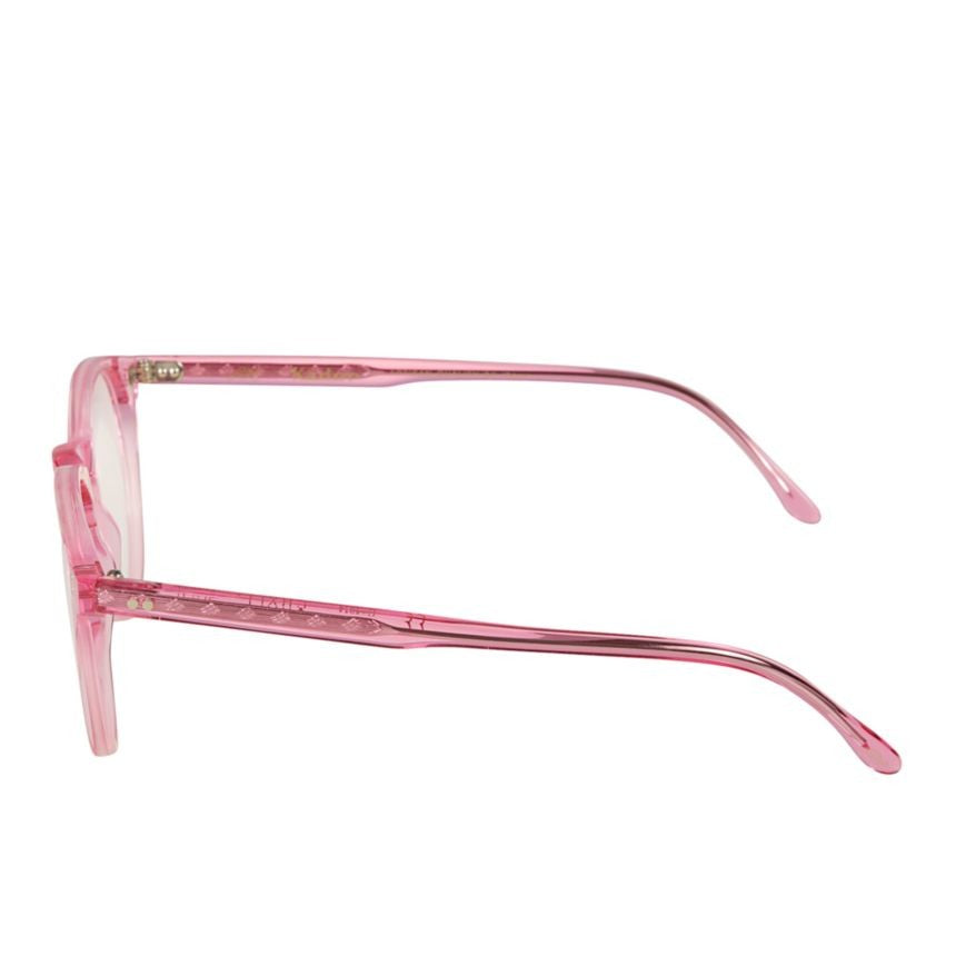 Kador Chyli Translucent Pink Eyeglasses With Rounded Lenses