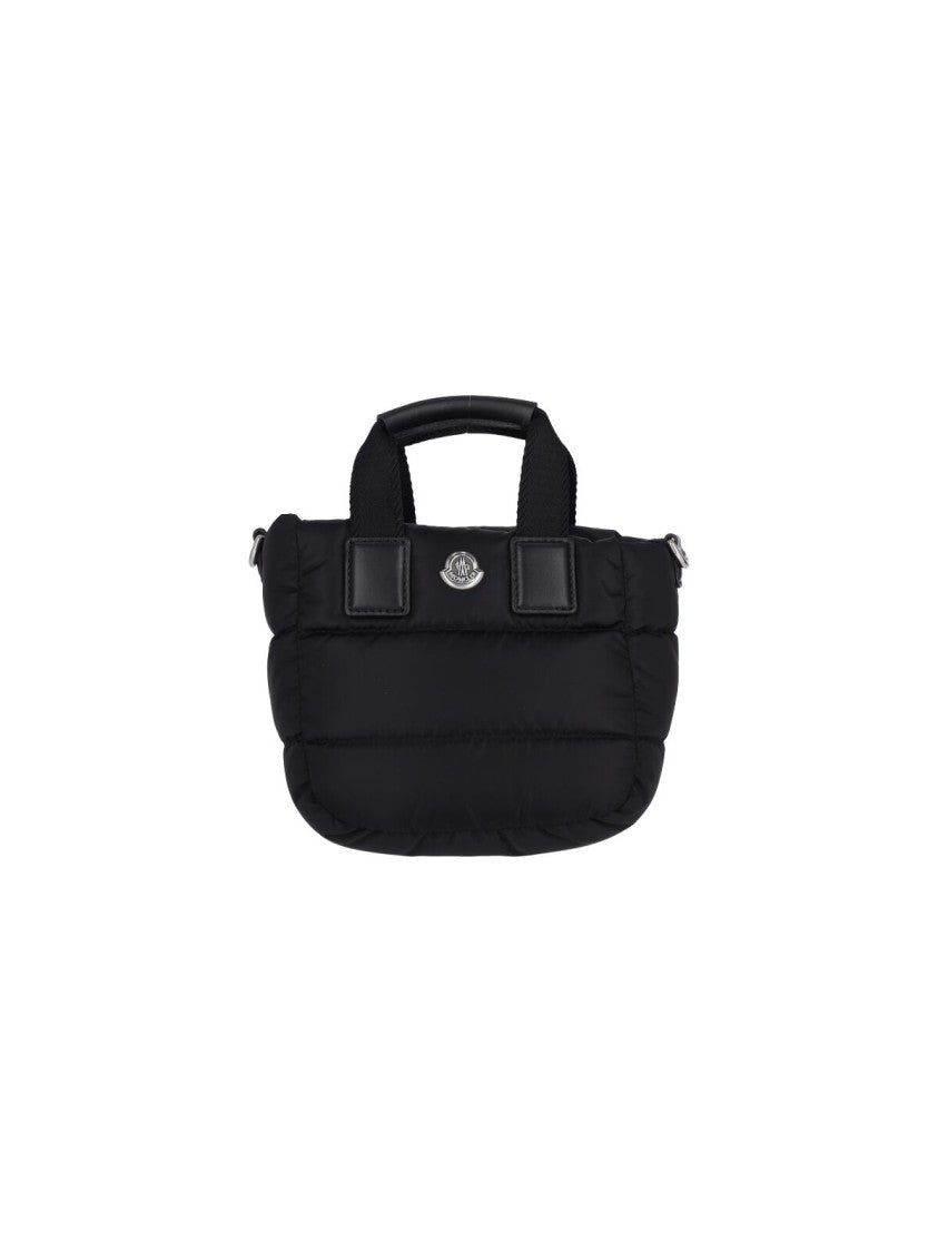 Moncler Micro Shoulder Bag With Quilted Design And Removable Strap