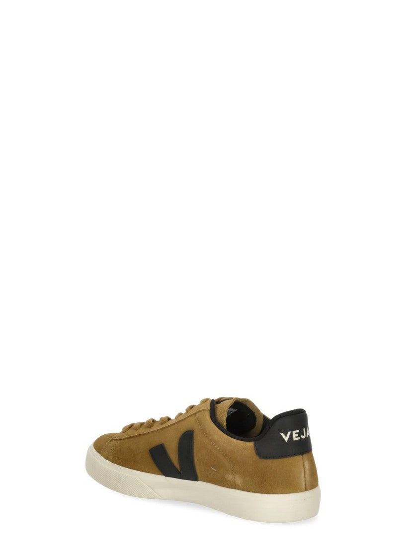 Veja Brown Suede Iconic Black Accent Sneakers