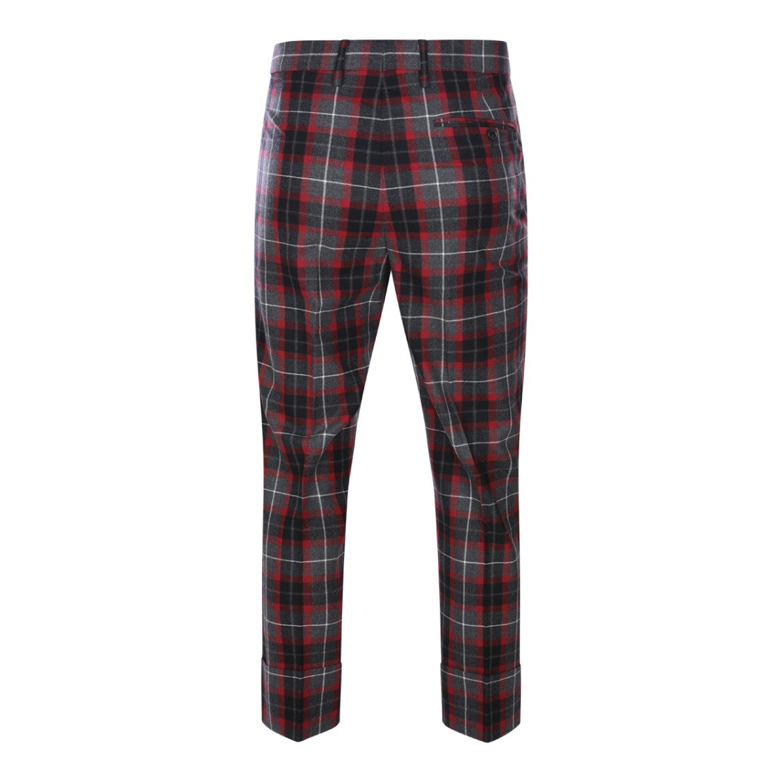 Vivienne Westwood Tartan Plaid Trousers With Tailored Fit And Button Details