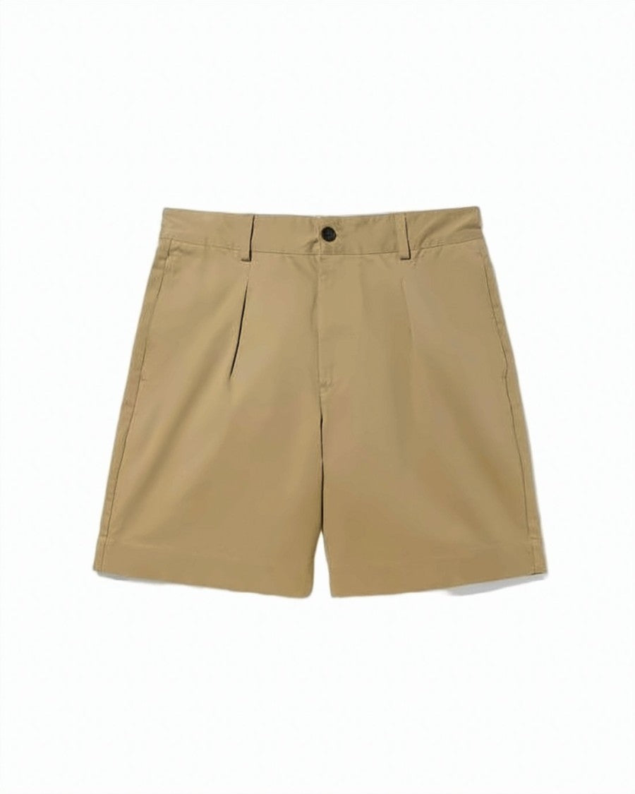Noah Tailored Brown Shorts With Design