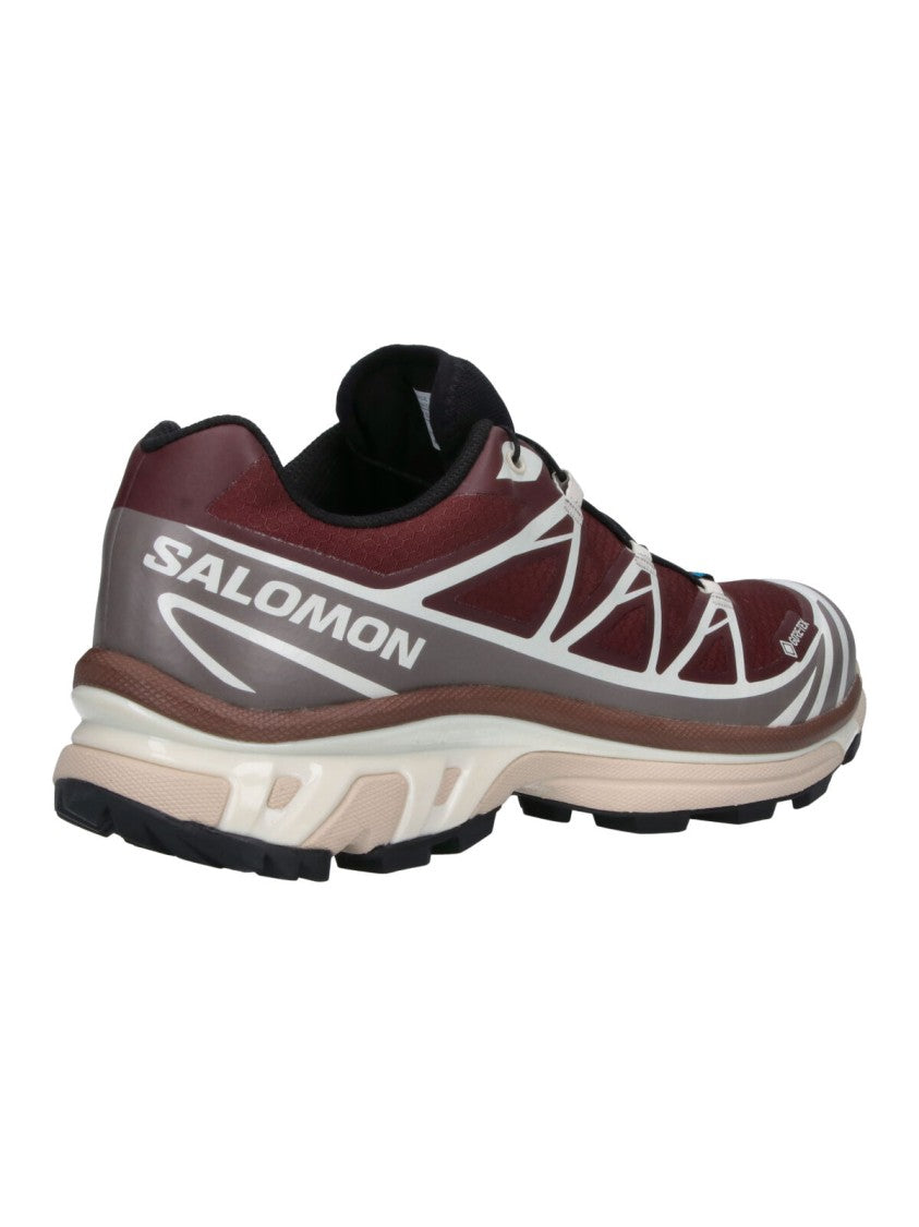 Salomon Burgundy Xt-6 Gore-Tex Waterproof Sneakers