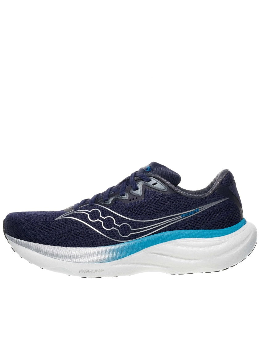 Saucony Sleek Dark Navy Athletic Sneakers With Gradient Detailing