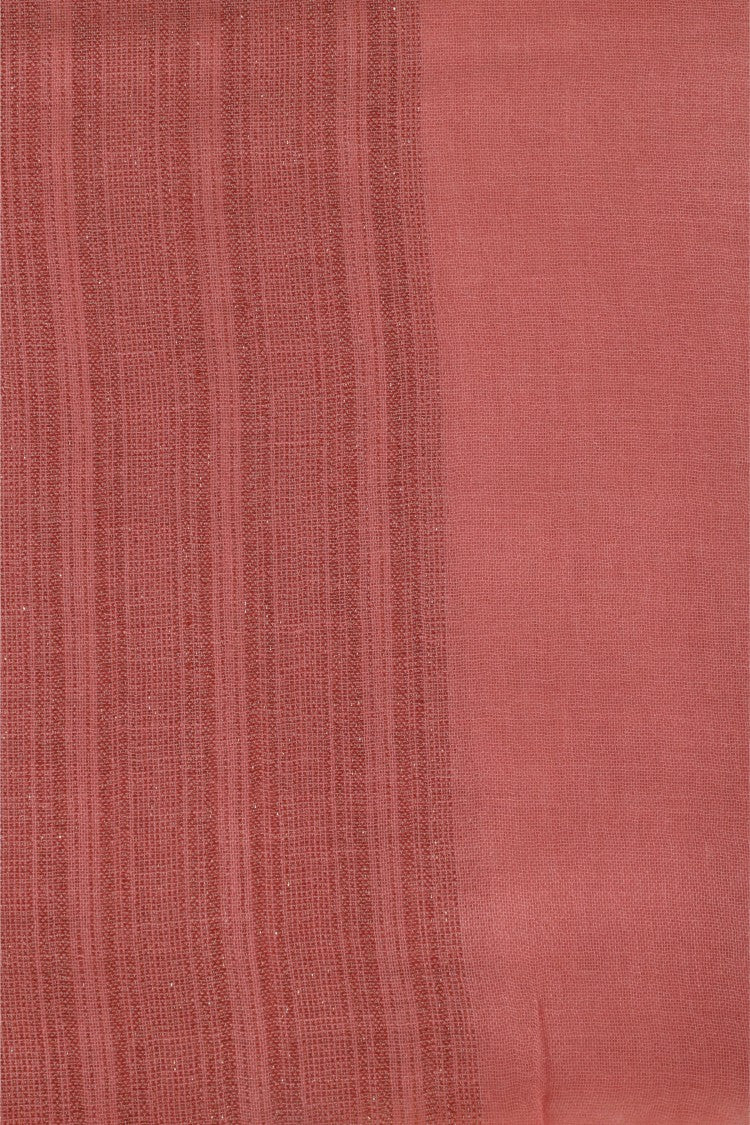 Faliero Sarti Red Clizia Lurex Threads Modal-Blend Scarf