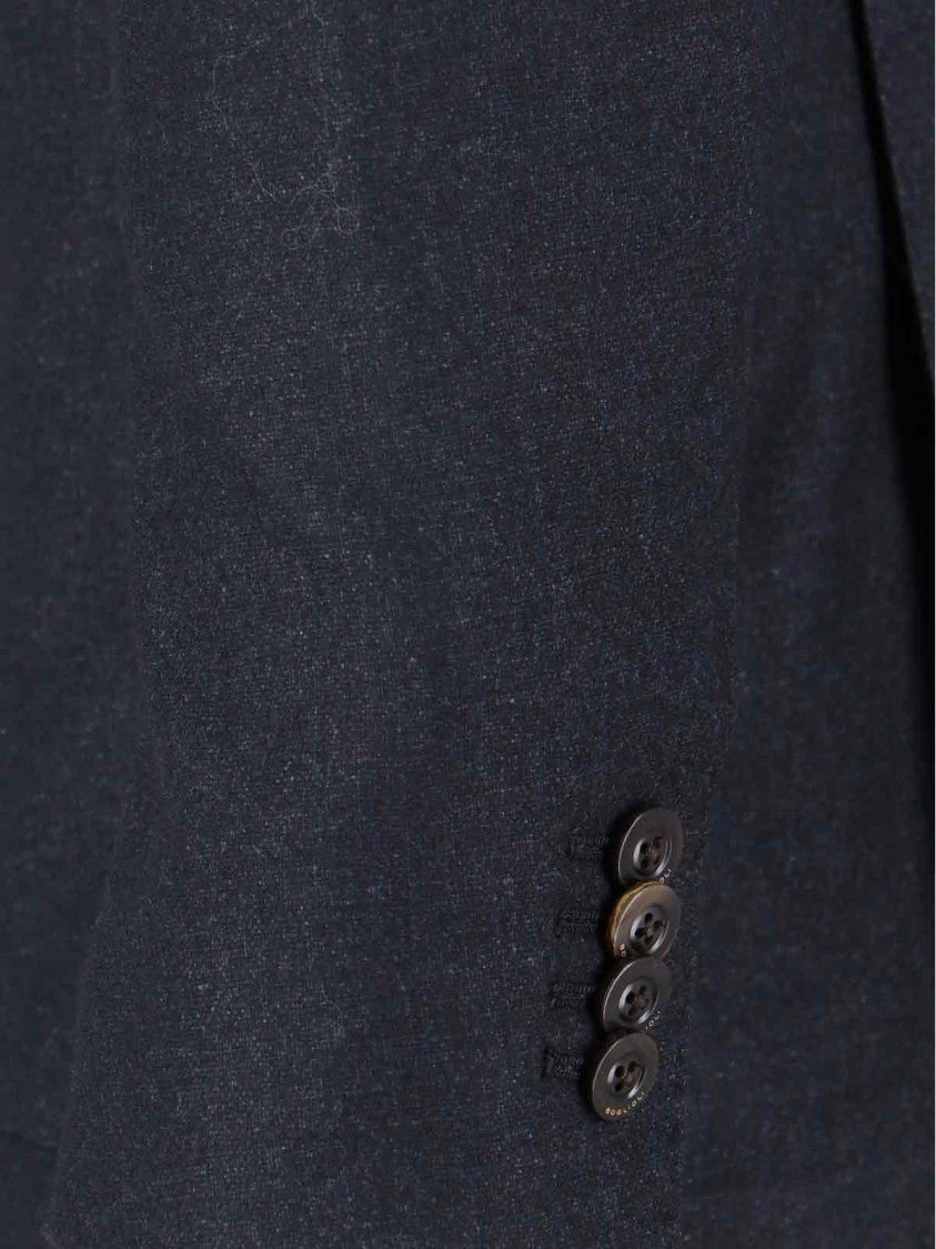 Boglioli Single-Breasted Blazer – Navy