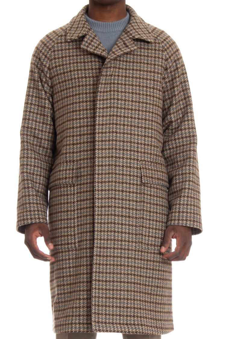 Tagliatore Houndstooth Coat Model Loyd