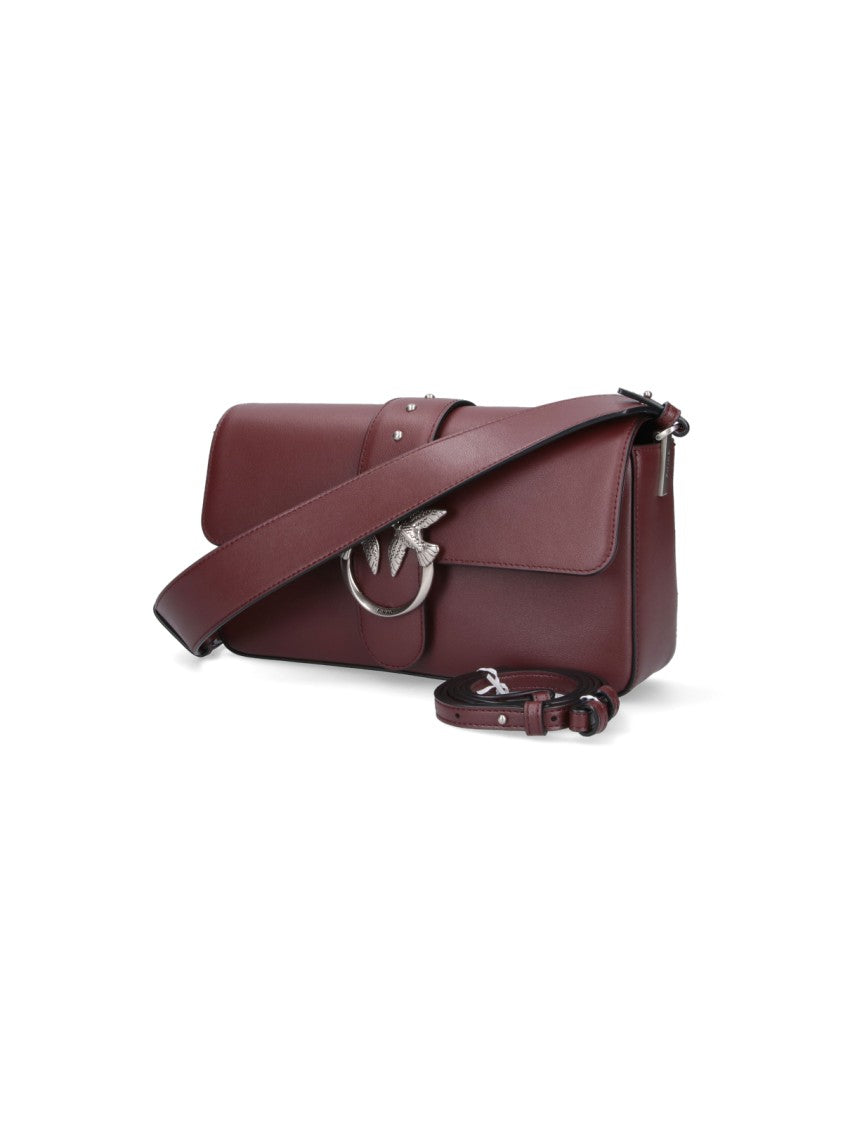 Pinko Vibrant Red Handbag With Structured Silhouette