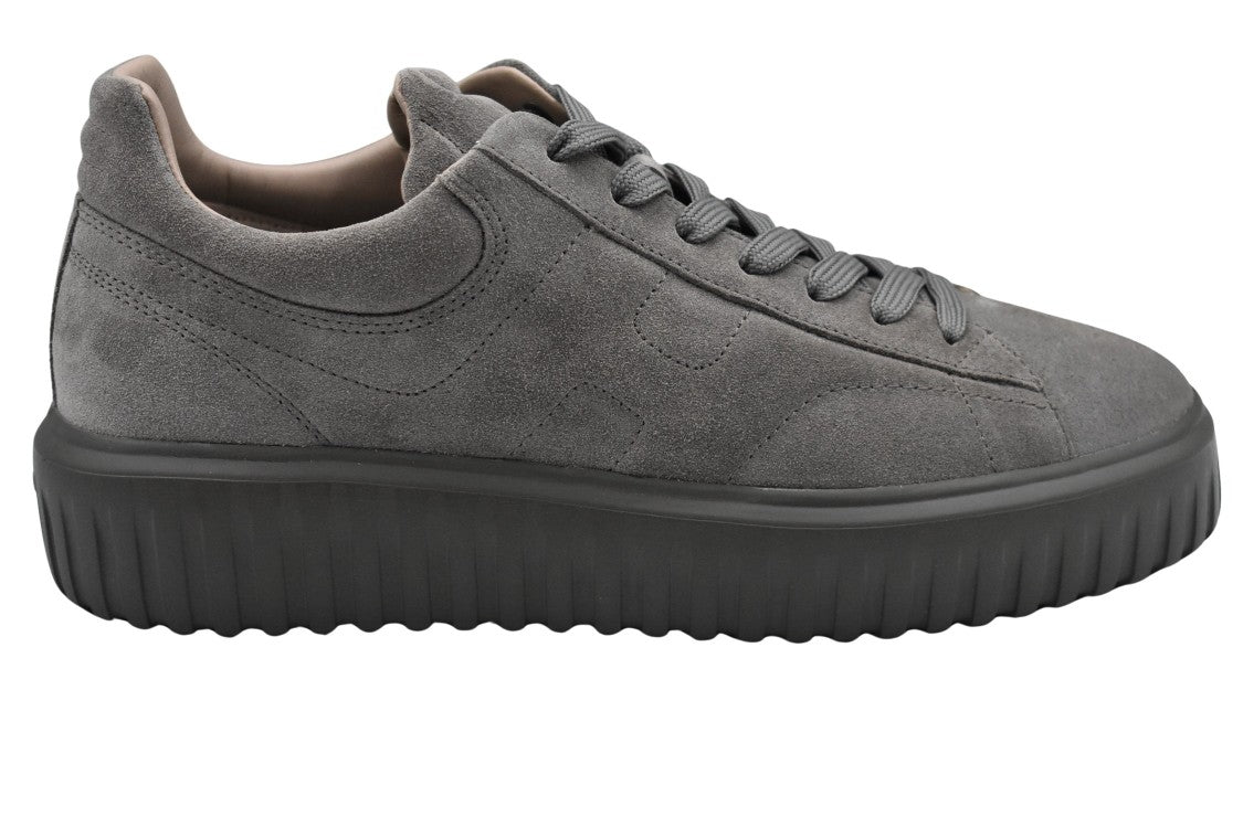 Hogan Swamp Laced Shoes With Soft Suede Finish