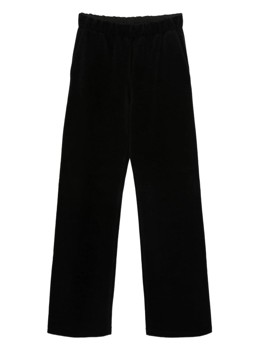Golden Goose Wide-Leg Cotton Blend Jogging Star Pants