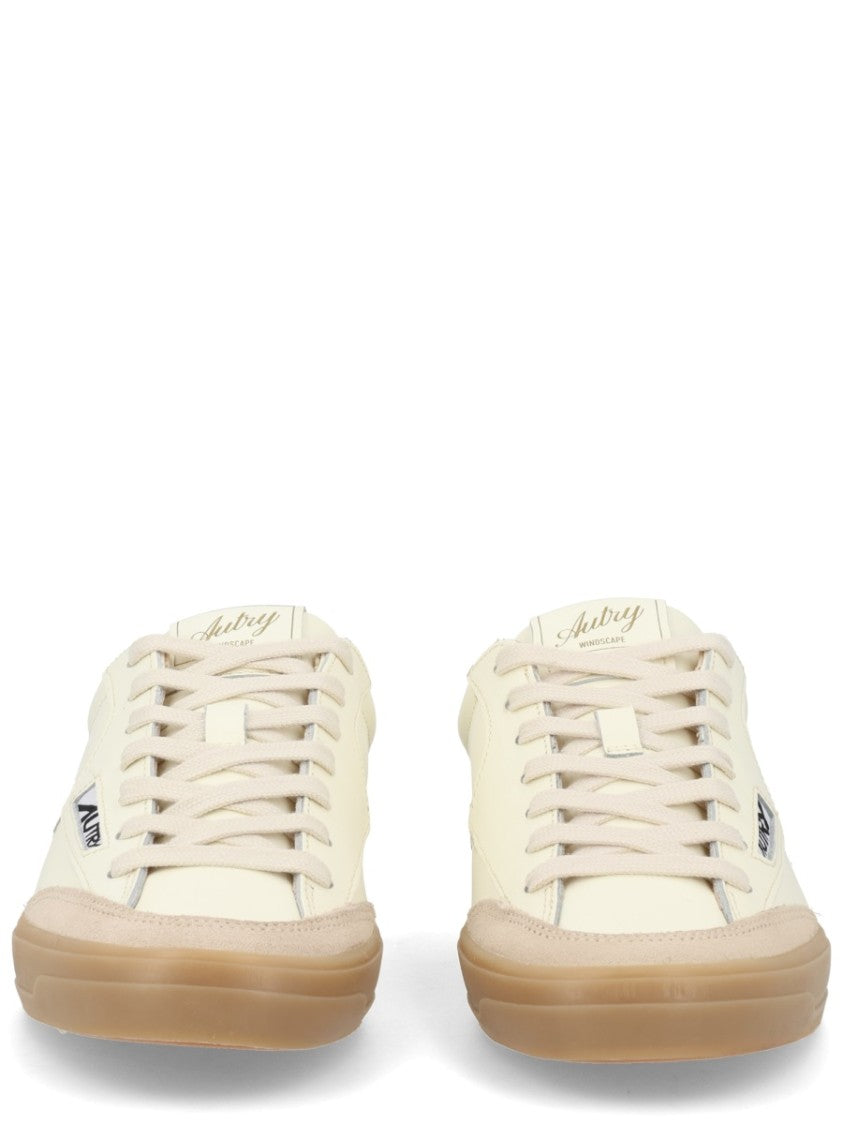 Autry Light Neutral Windscape Low Sneakers