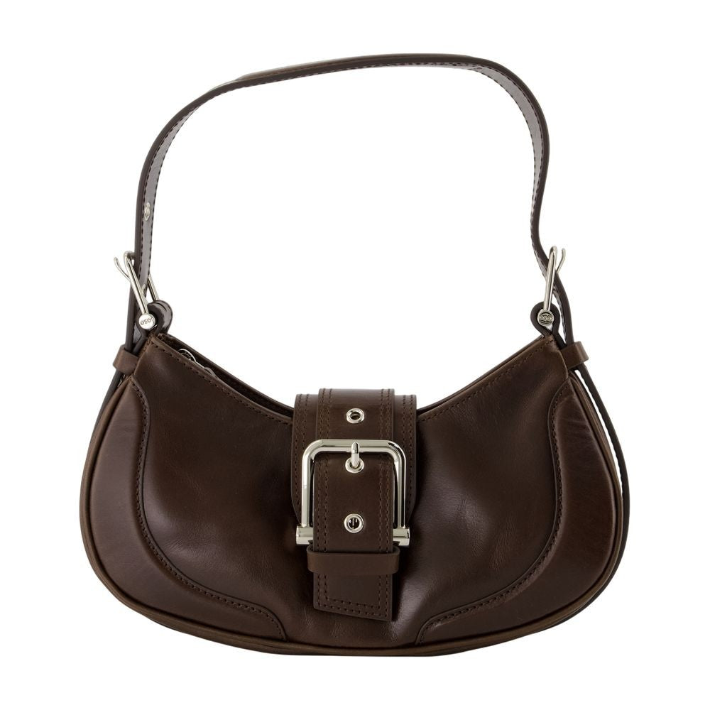 Osoi Hobo Brocle Shoulder Bag - Leather - Brown