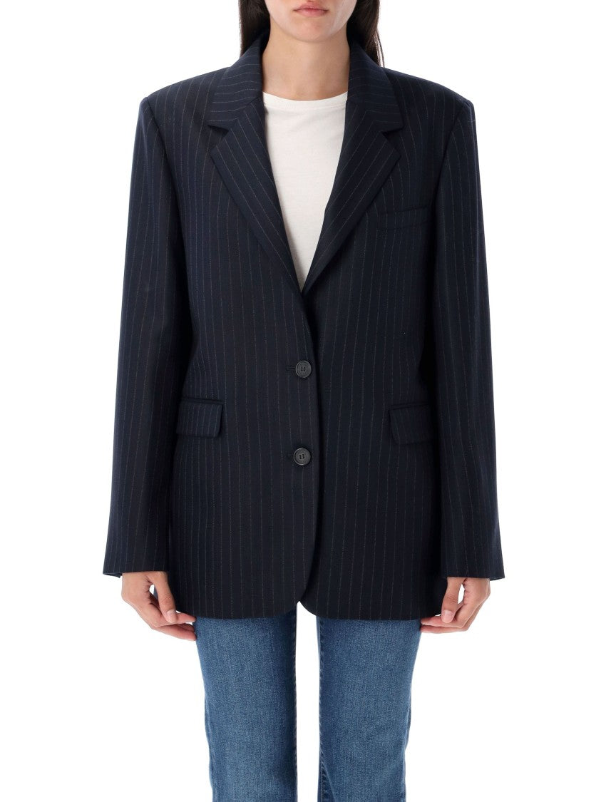 Golden Goose Blazer Single Breast Pin Stripe