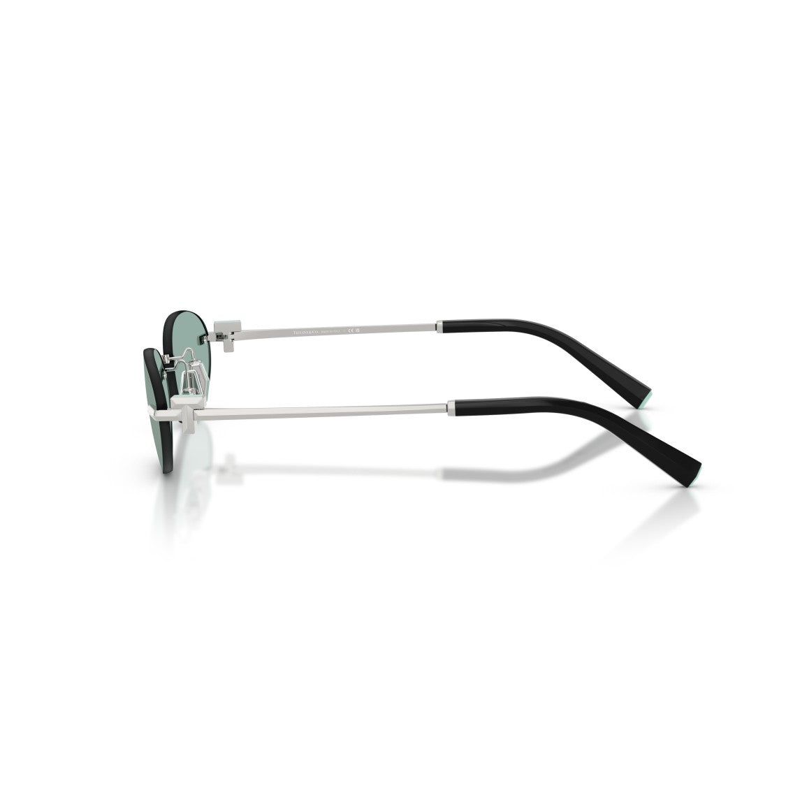 Tiffany & Co. Oval Lens Sunglasses With Sleek Metal Frame