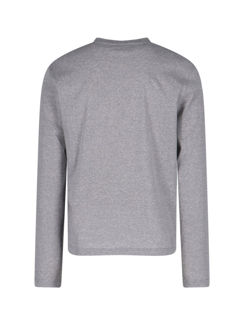 Jil Sander Cotton T-Shirt and Tank Top Set in Neutral Shades