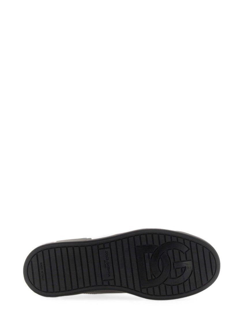 Dolce & Gabbana Portofino Low-Top Leather Sneakers