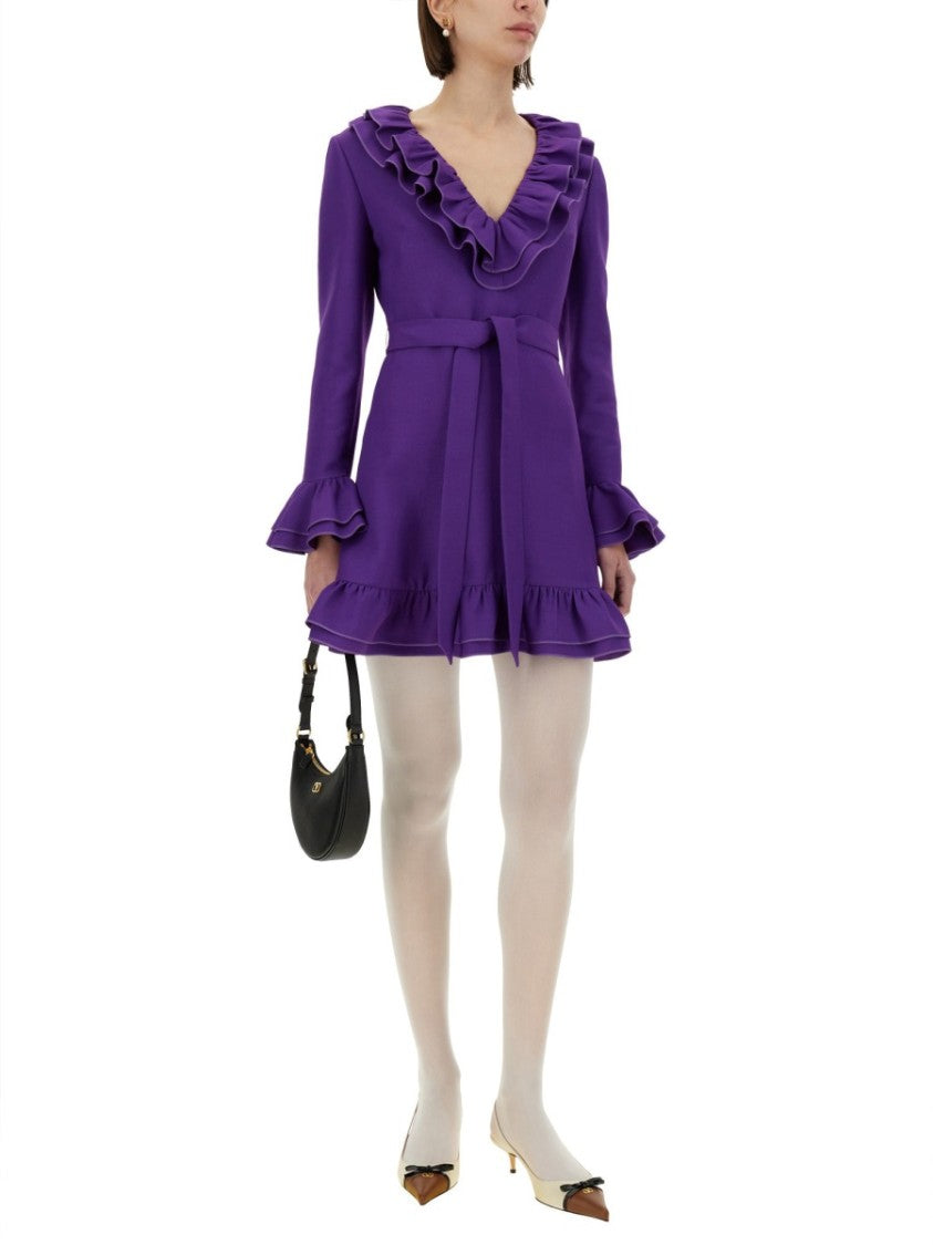 Valentino Crepe Couture Short Dress