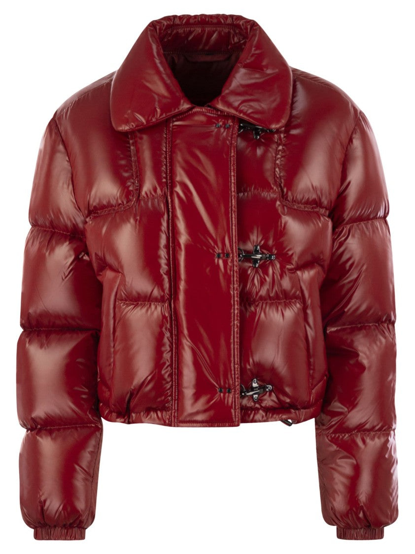 Fay 3-Hook Cropped Down Jacket