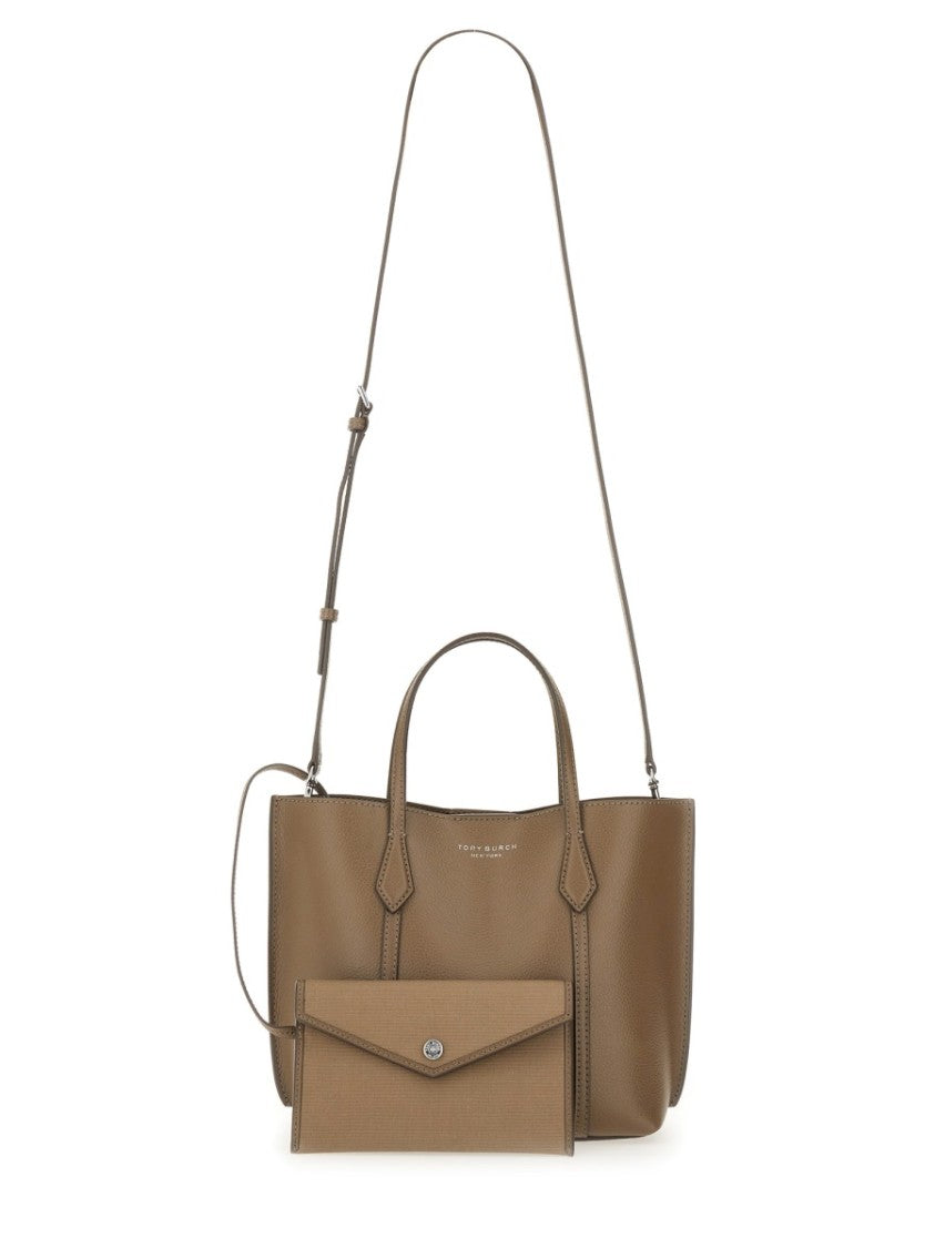 Tory Burch Perry Structured Stitched Detail Handbag