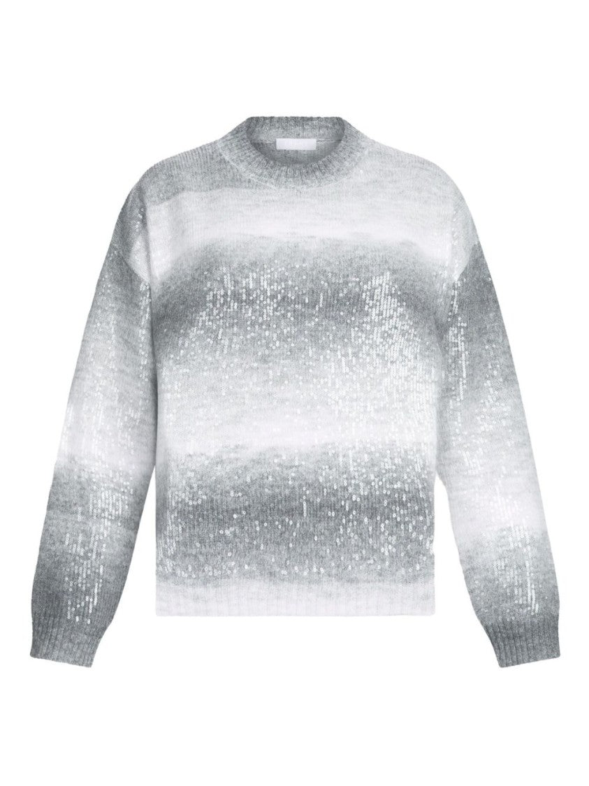 Liu Jo Gradient Striped Sweater With Shimmering Effect