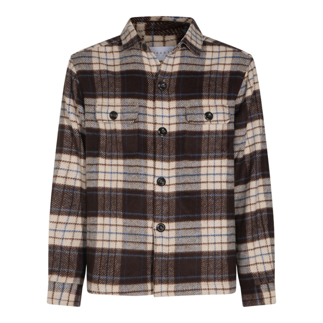 04651/A Trip In A Bag Plaid Chest Pocket Structured Collar Shirt