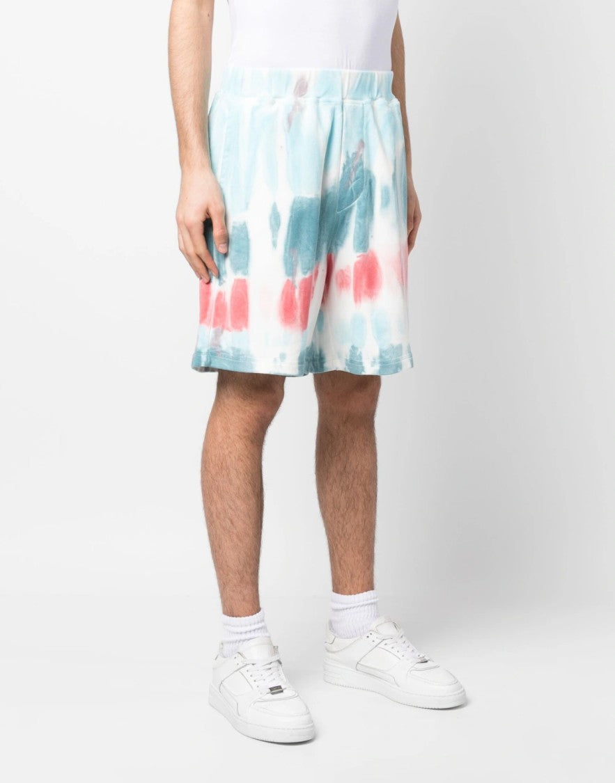 Dsquared2 Tie Dye Distressed Relax Fit Shorts