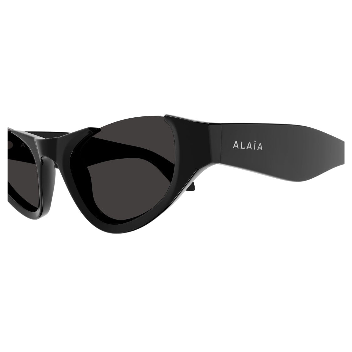 Azzedine Alaïa Aa0076s Cat-Eye Sunglasses In Glossy Black Recycled Acetate
