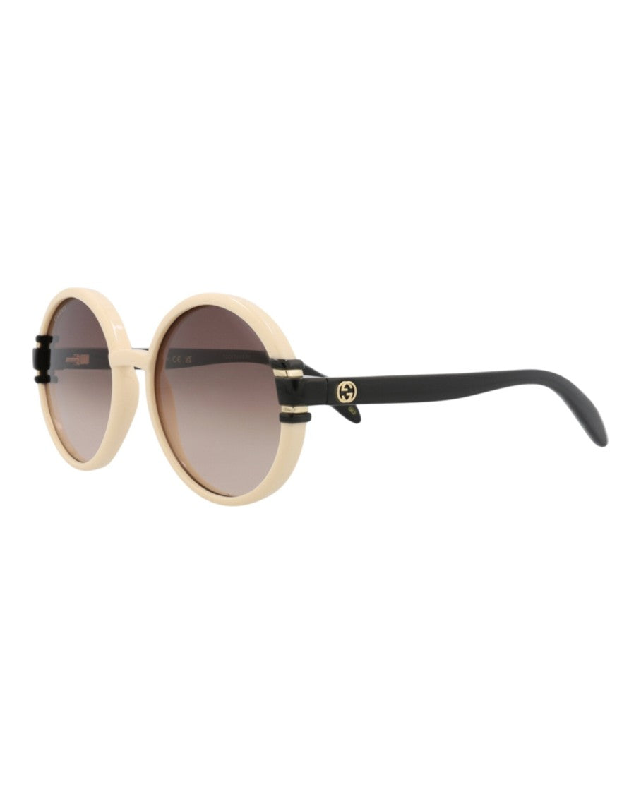 Gucci Round-Frame Injection Sunglasses
