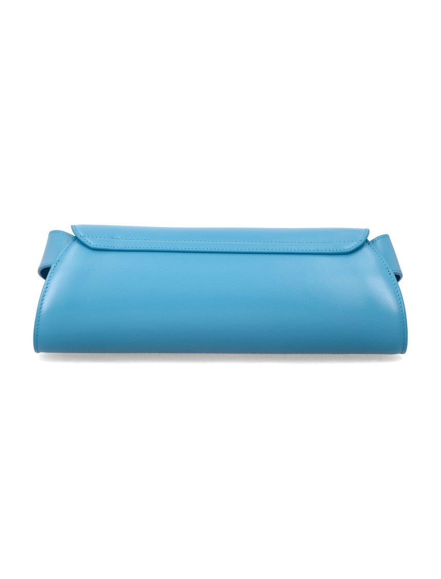 Jil Sander Cannolo Piccola Smooth Leather Shoulder Bag