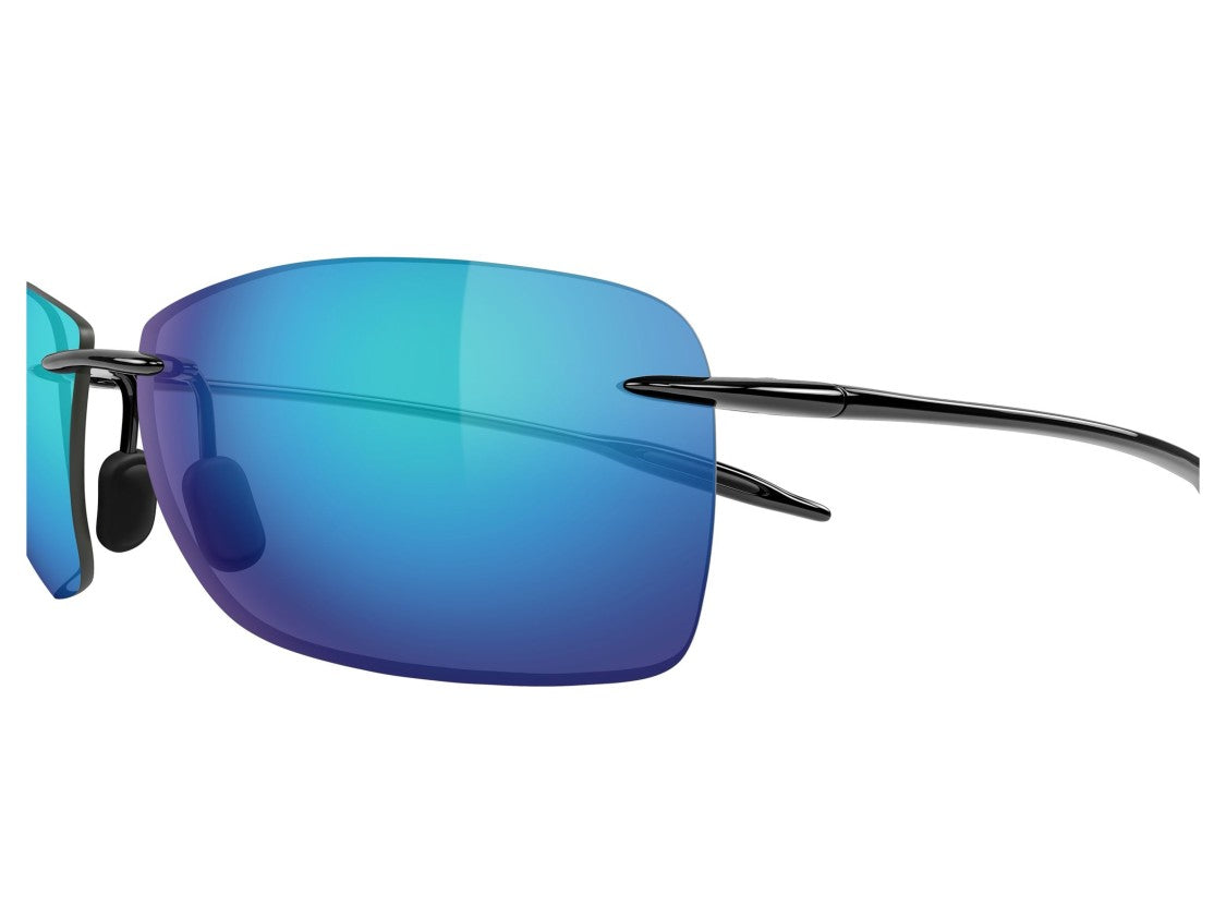 Maui Jim Blue Mj0423s Mirrored Gradient Rimless Sunglasses