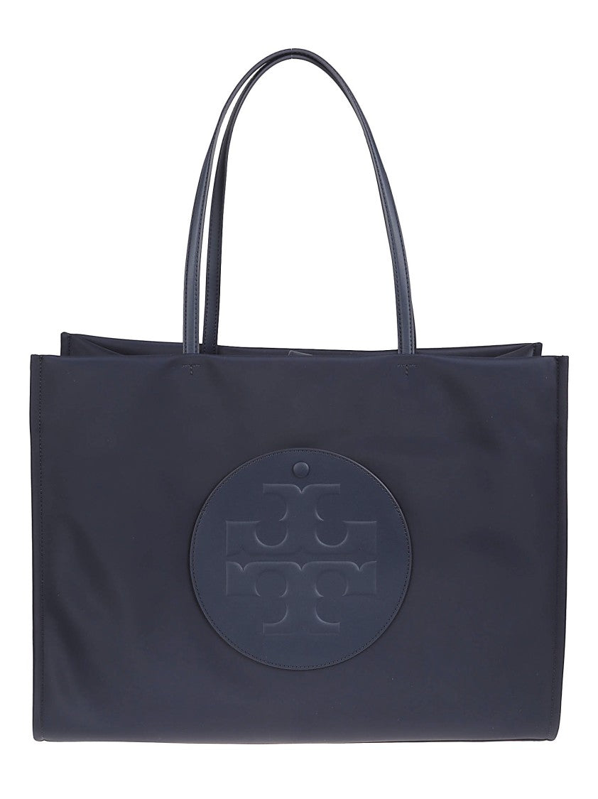 Tory Burch Rectangular Nylon Tote Bag With Embossed Logo