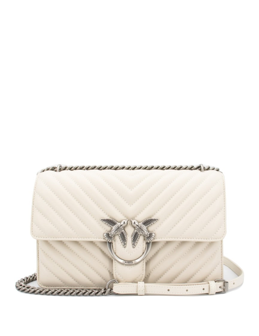 Pinko Quilted Nappa Leather Shoulder Bag