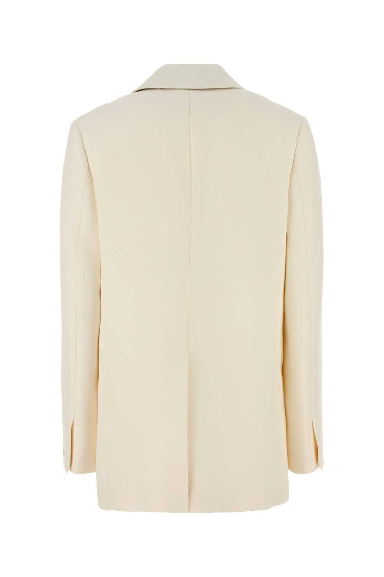 Fendi Ivory Wool Blend Blazer