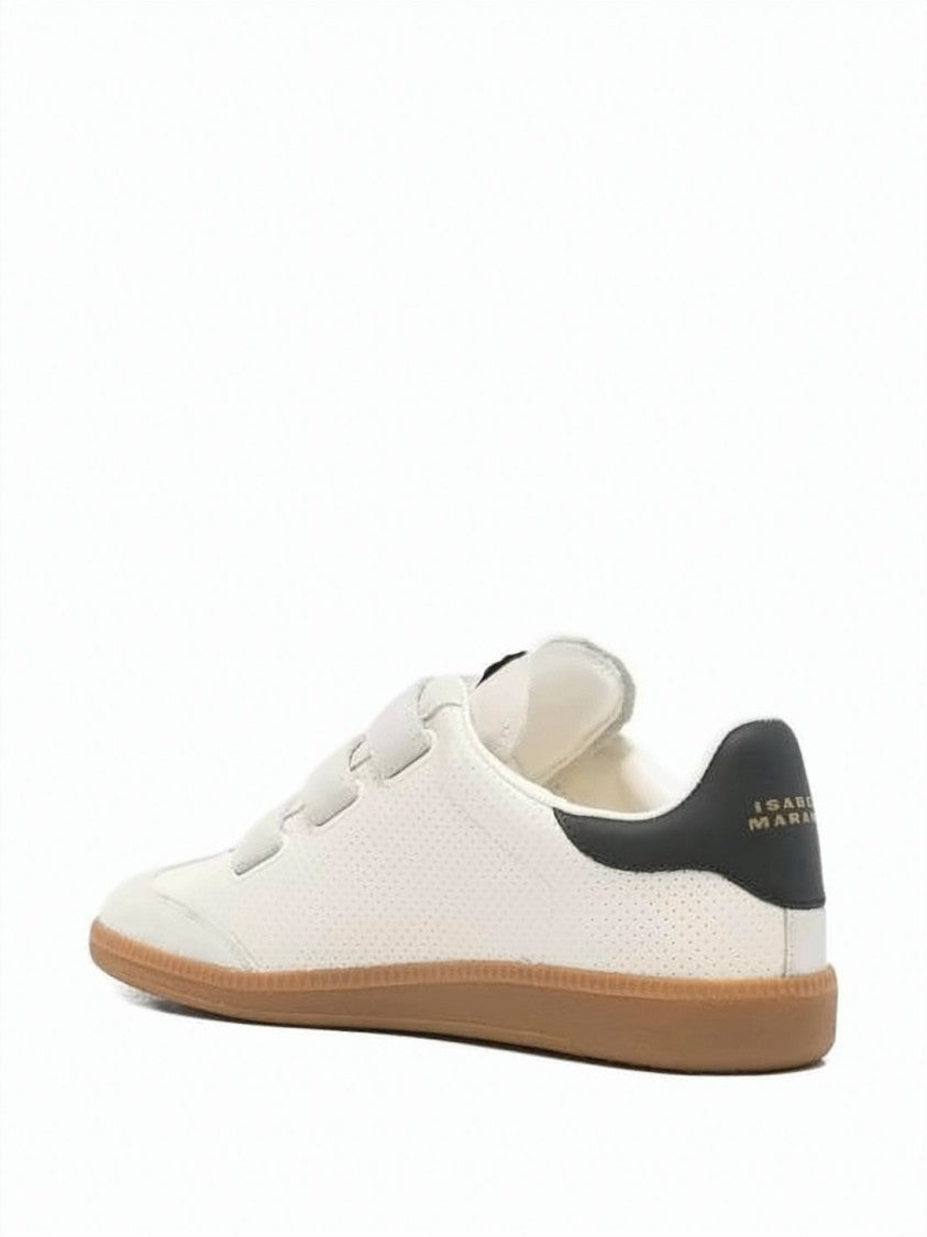 Isabel Marant Perforated Cowhide Leather Sneakers