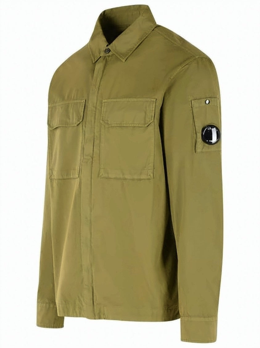 C.P. Company Organic Gabardine Zip Lens Overshirt