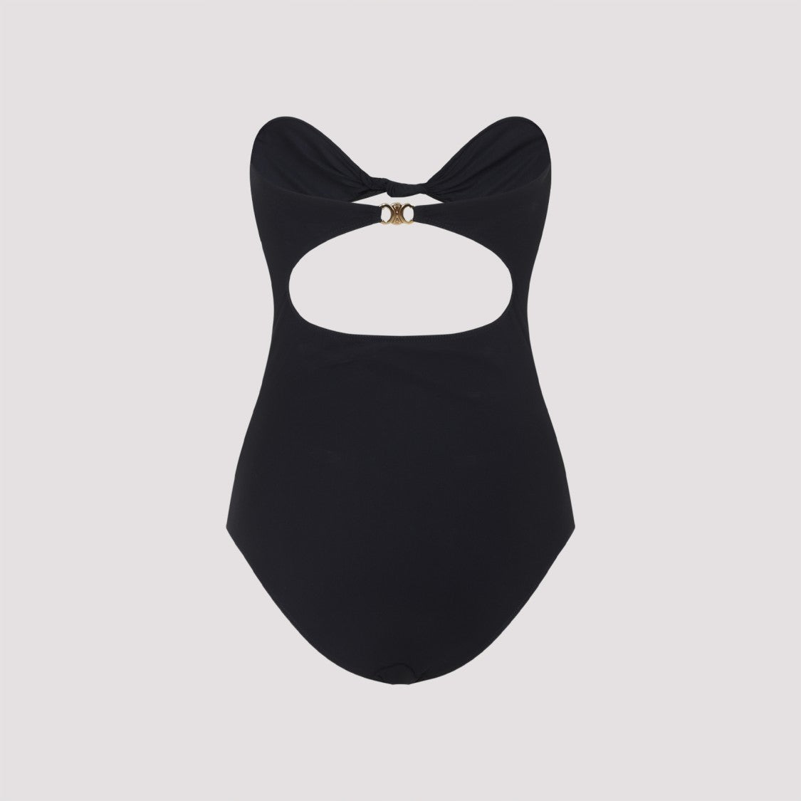 Celine Strapless Black One-Piece Swimsuit