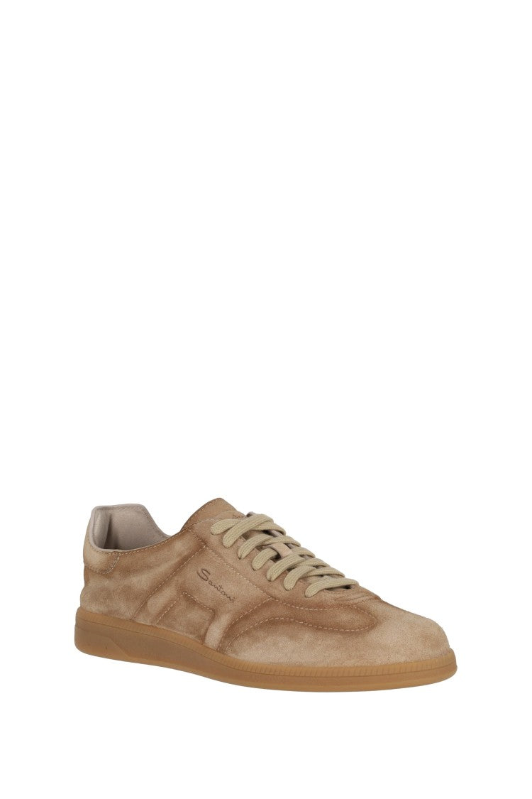 Santoni Olympic Suede Sneakers