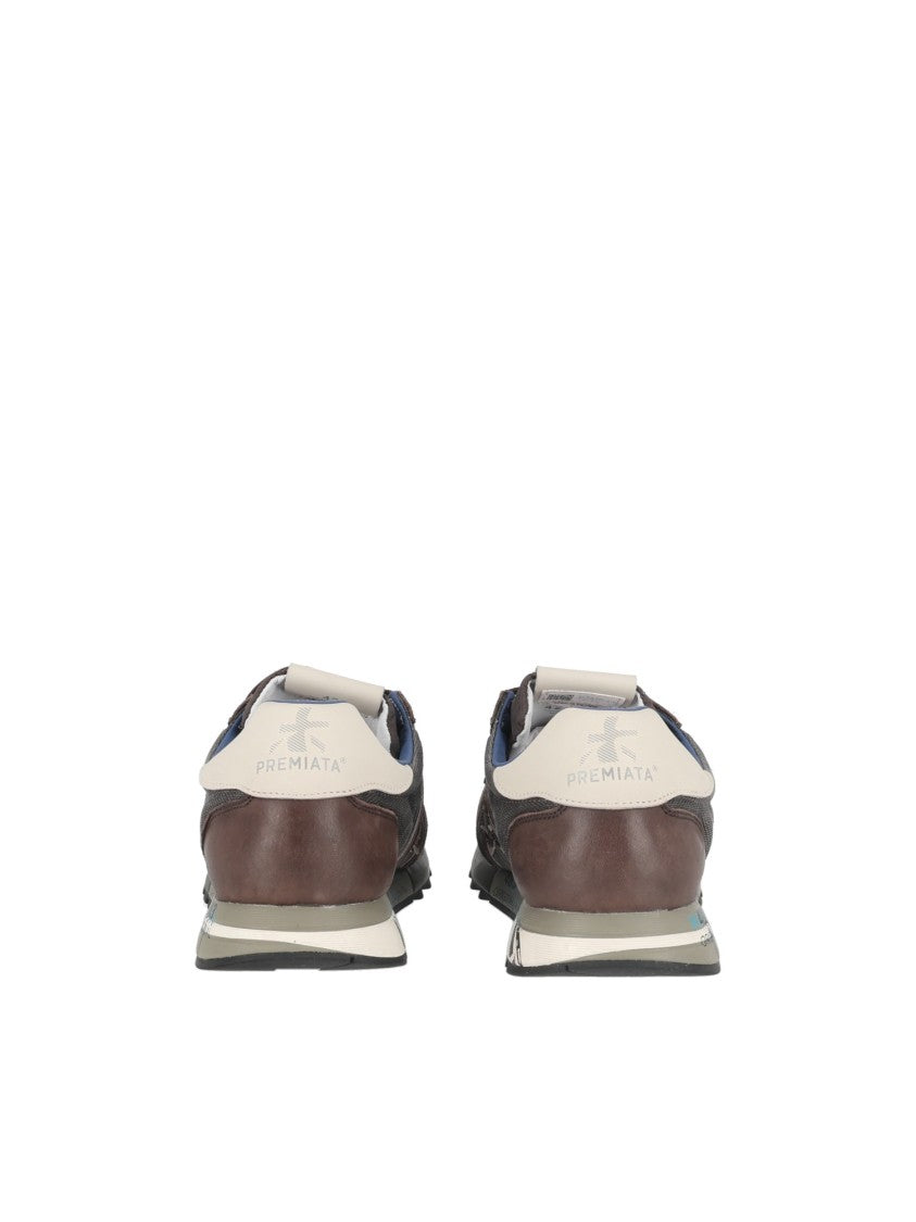 Premiata Brown Lucy Suede Leather Sneakers