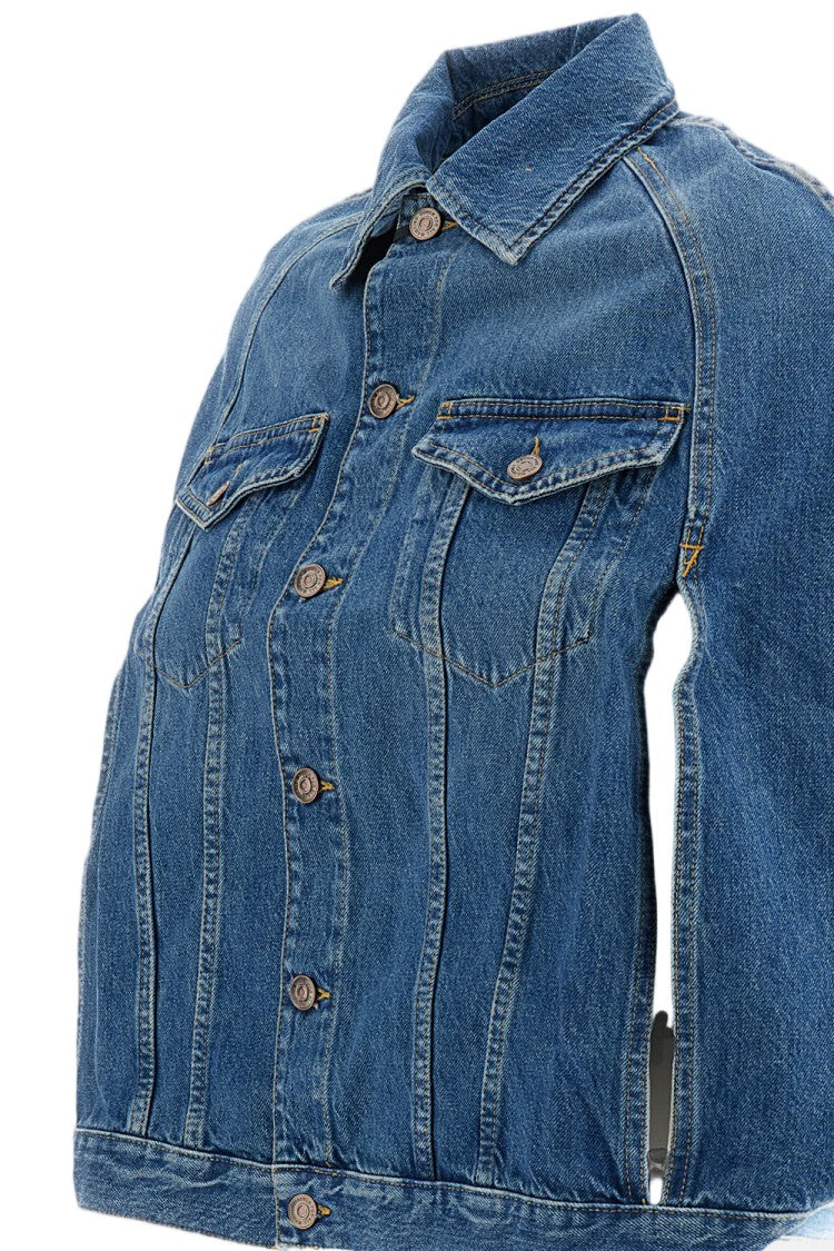 7 For All Mankind Blue Midtown Cotton Denim Jacket