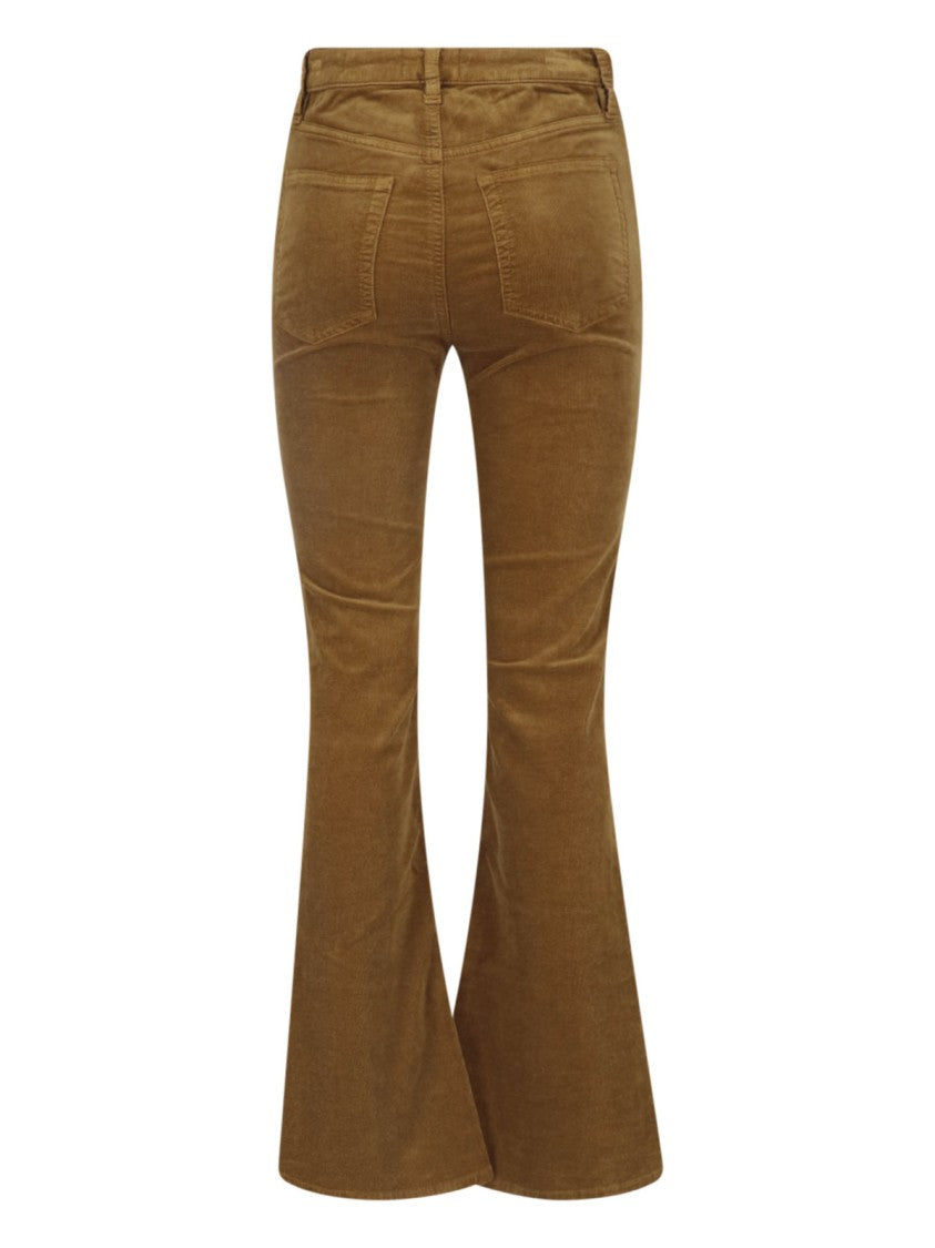 Frame Brown The Corduroy Reboot Corduroy Flared Pants