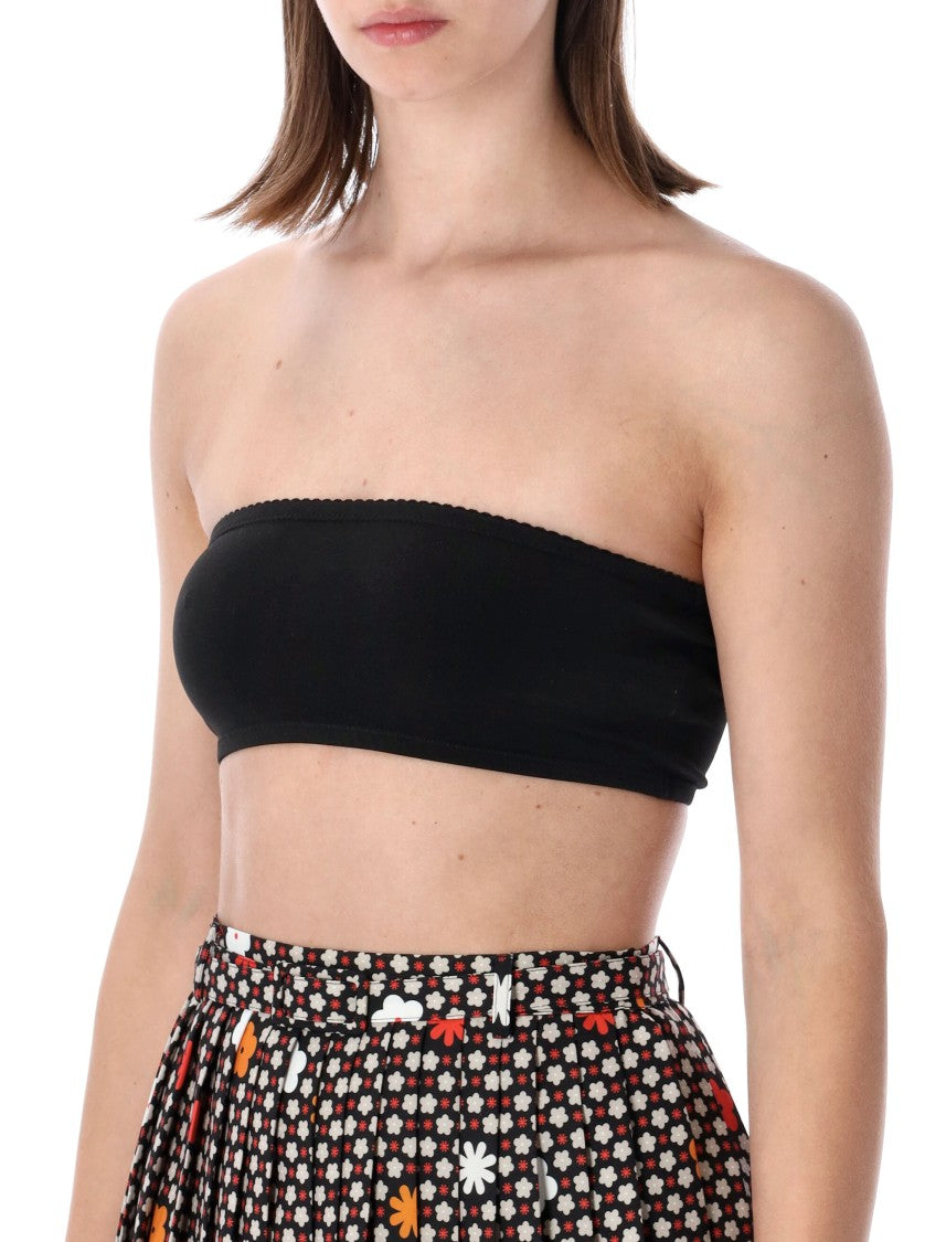 Maison Margiela Bralette Scalloped Edge Bandeau Top