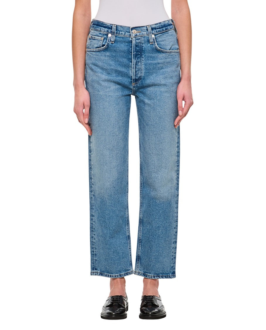 Citizens Of Humanity Light Blue Stright Leg Delfina Jeans