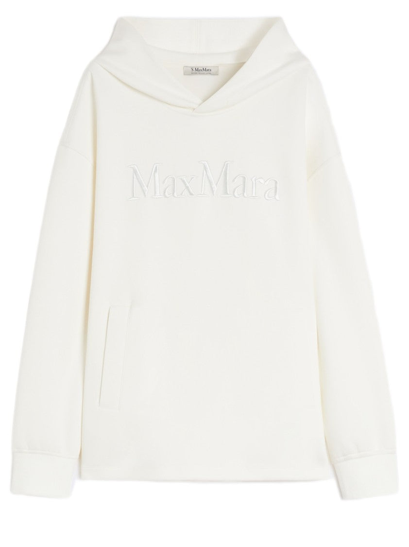 Max Mara Oversized Technical Cotton Jersey Hoodie