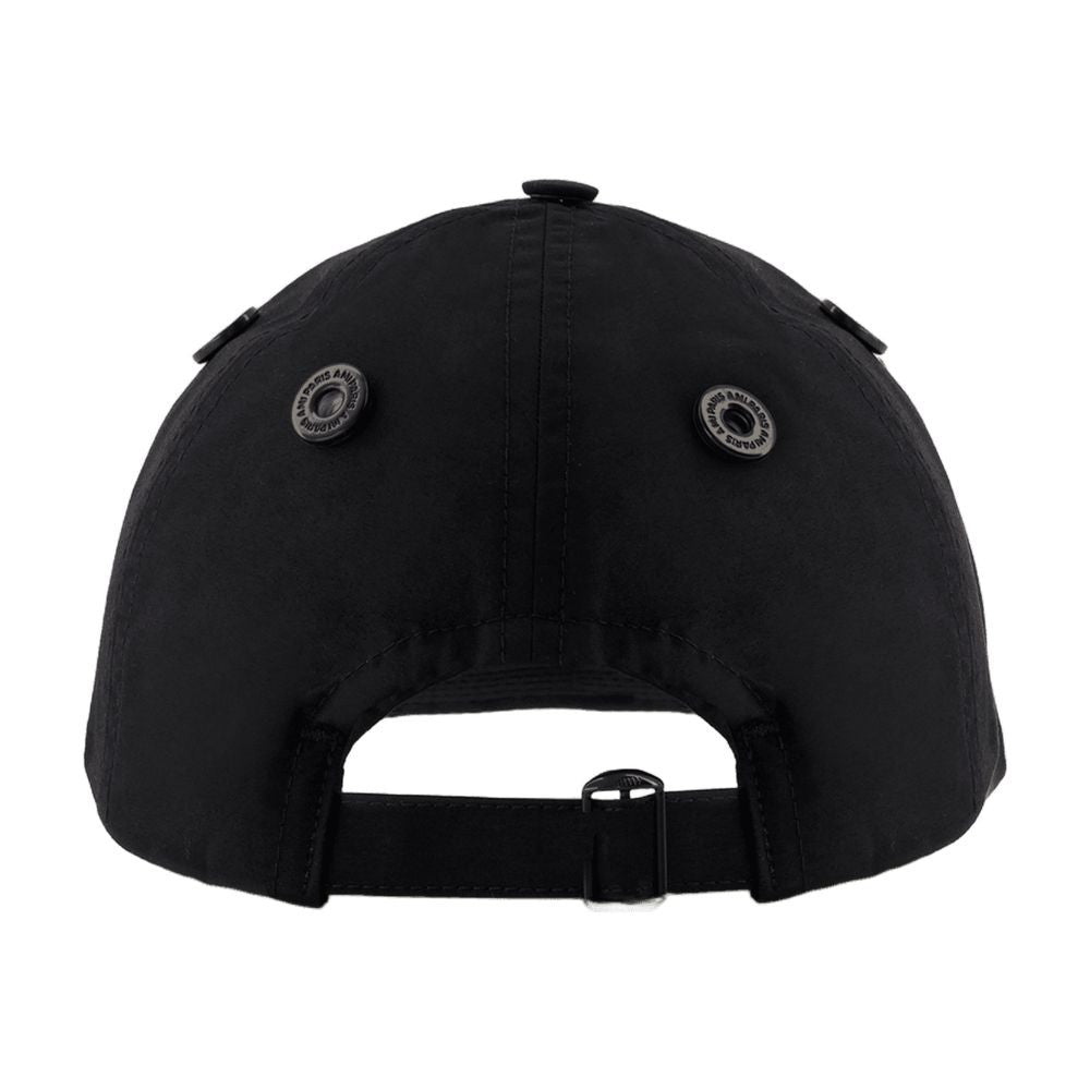 Ami Lettering Caps - Synthetic - Black