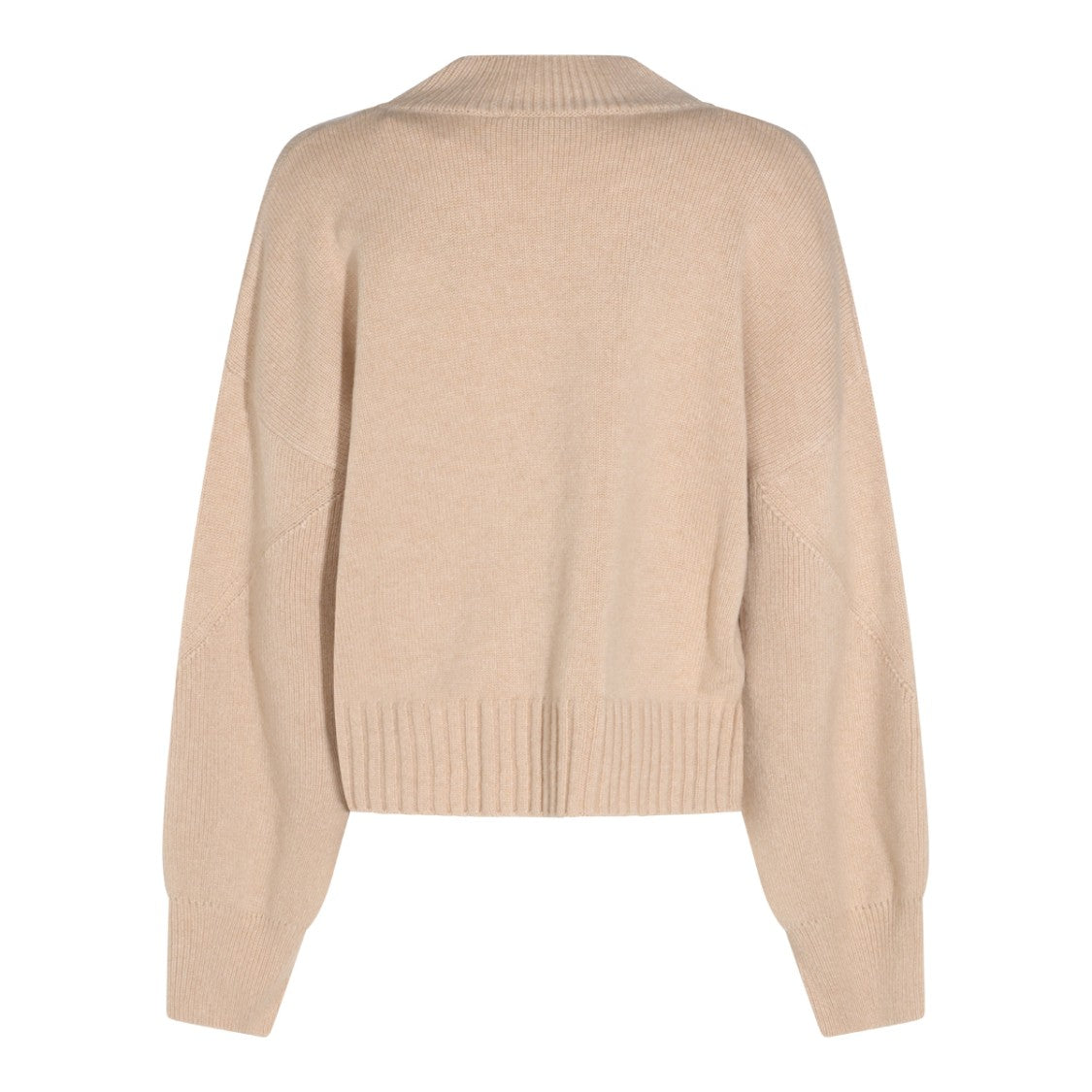 Malo Light Sand Cashmere Crewneck Sweater