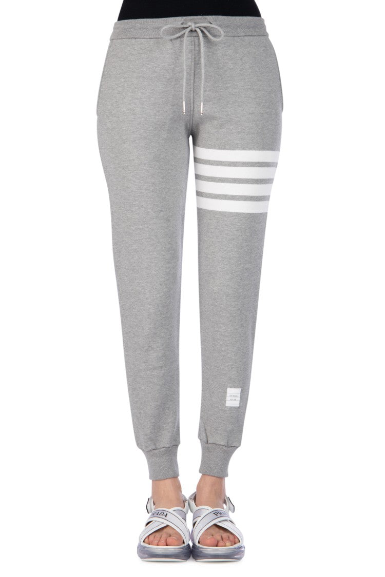 Thom Browne Relaxed Fit Joggers With Tapered Leg
