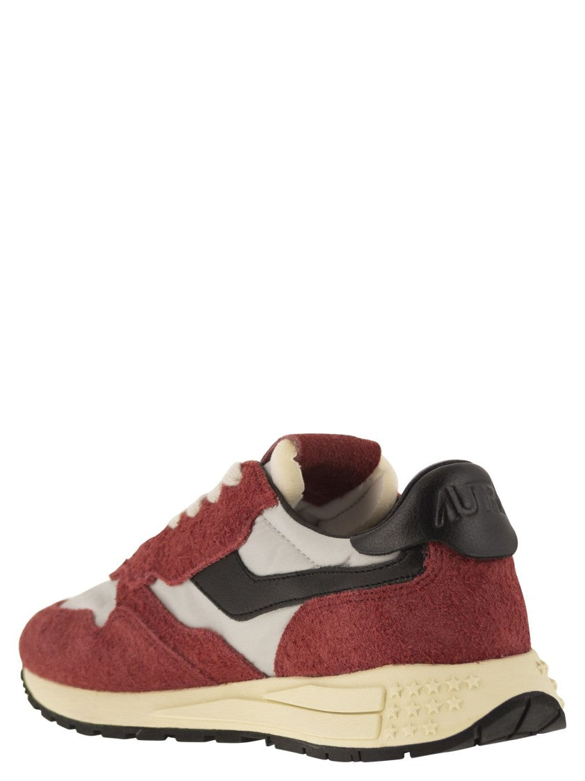 Autry Reelwind - Suede And Technical Textile Trainer